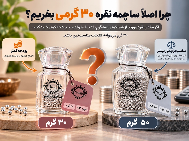 چرا اصلاً ساچمه نقره ۳۰ گرمی بخریم؟