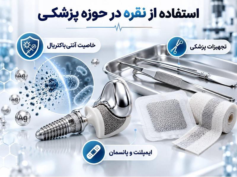 کاربردهای نقره در صنعت پزشکی