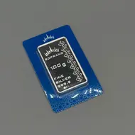 شمش نقره 100 گرمی عیار 999.9