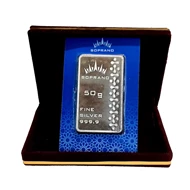 شمش نقره 50 گرمی عیار 999.9